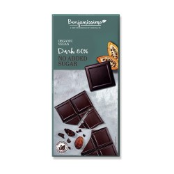 CHOCOLATE NEGRO 80% SIN AZUCAR 70G ECO BENJAMISSIMO