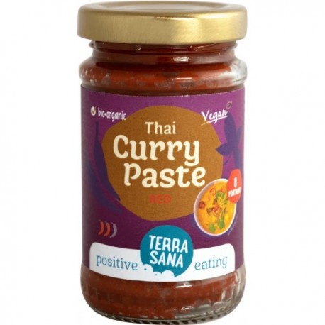 PASTA CURRY ROJO THAILANDES 120G TERRASANA