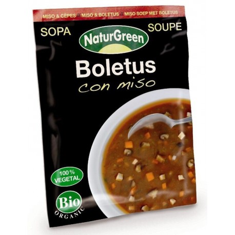 SOPA BOLETUS+MISO 40G ECO NATURGREEN