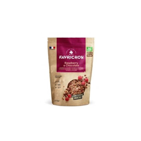 MUESLI FRAMBUESA Y CHOCOLATE 375G ECO FAVRICHON