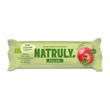 BARRITA RAW MANZANA S/G 40G ECO NATRULY