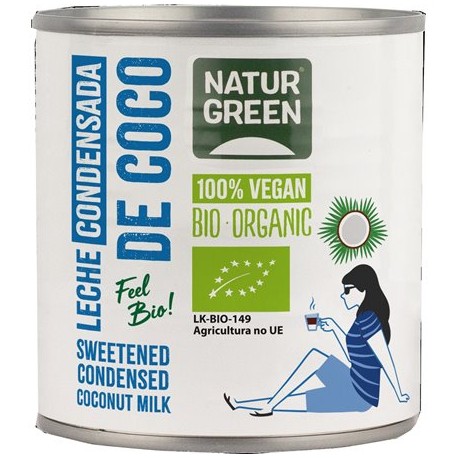 LECHE CONDENSADA COCO LATA 210ML ECO NATURGREEN