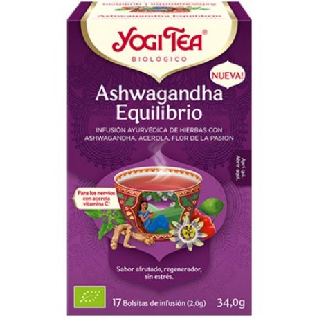 YOGI TEA ASHWAGANDHA EQUILIBRIO ECO