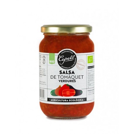 SALSA TOMATE VERDURAS 350G ECO CAPELL