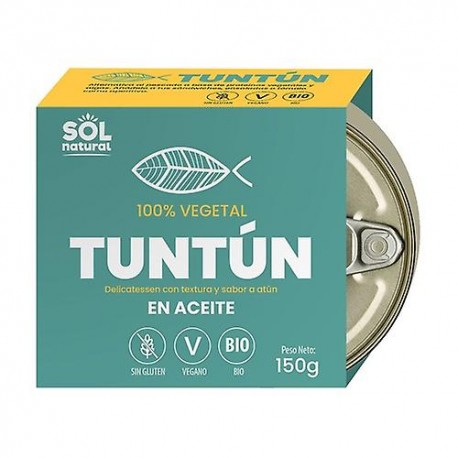 TUN TUN ATUN VEGANO EN ACEITE 150G ECO SOL NATURAL