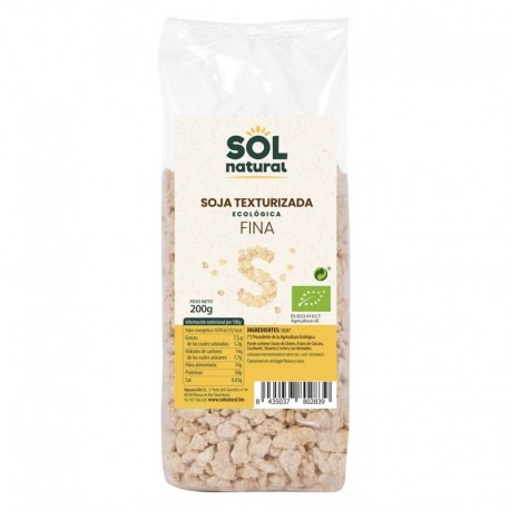 SOJA TEXTURIZADA FINA 200G ECO SOL NATURAL