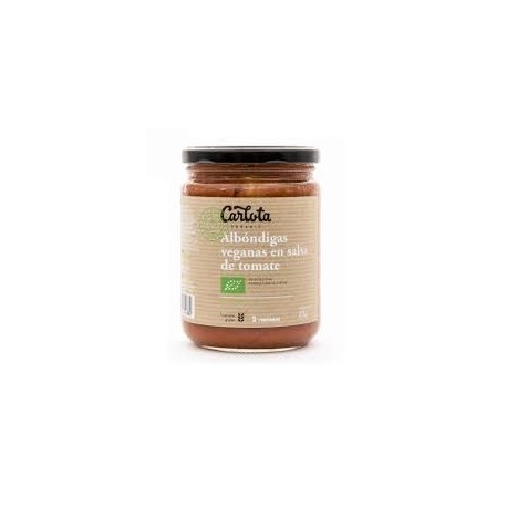 ALBONDIGAS VEGANAS SALSA TOMATE 425G ECO CARLOTA