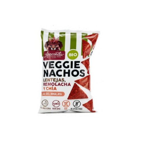 NACHOS DE LENTEJA, REMOLACHA Y CHIA 125G ECO ANACONDA