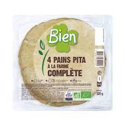 PAN PITA INTEGRAL 4UD 320G ECO BIEN