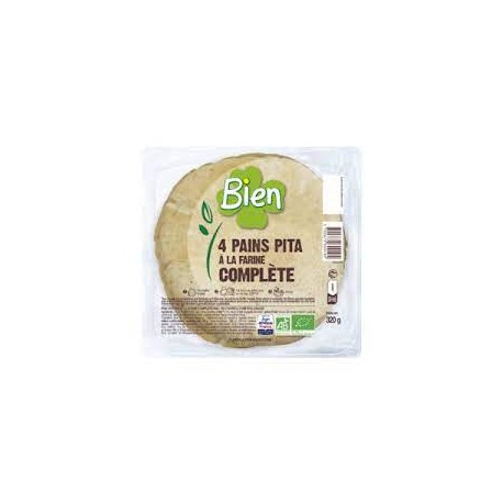 PAN PITA INTEGRAL 4UD 320G ECO BIEN