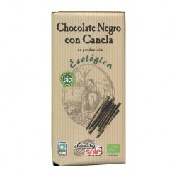 CHOCOLATE NEGRO CON CANELA 100G ECO SOLE