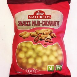 CHIPS SNACKS MIJO Y CACAHUETE 120G ECO NATURSOY