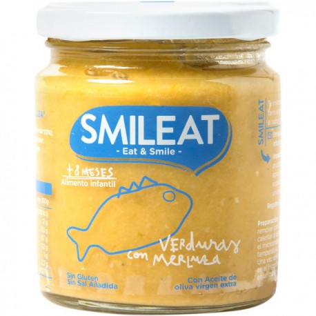 POTITO VERDURAS Y MERLUZA 230G ECO SMILEAT