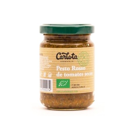 PESTO ROSSO DE TOMATES SECOS 140G ECO CARLOTA