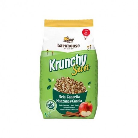 KRUNCHY SUN MANZANA CANELA 375G ECO