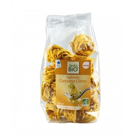 TAGLIATELLI LIMON CURCUMA 250G ECO JARDIN BIO