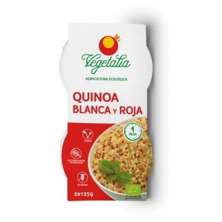 VASITO QUINOA BLANCA Y ROJA 2X125G VEGETALIA