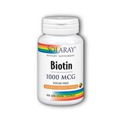 BIOTIN 1000MCG SOLARAY