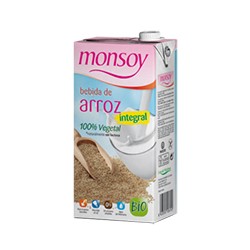 BEBIDA DE ARROZ INTEGRAL 1L  ECO MONSOY