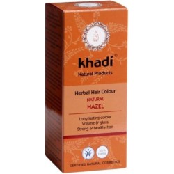 HERBAL HAIR COLOR CASTAÑO AVELLANA 100G KHADI