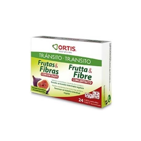 FRUTAS  FIBRA 24 CUBITOS CONCENTRADO ORTIS