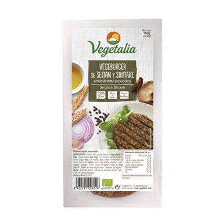 VEGEBUR SEITAN Y SHITAKE 160G ECO VEGETALIA