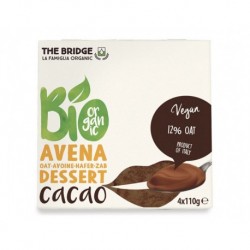 POSTRE AVENA CHOCOLATE 4X110G ECO THE BRIDGE