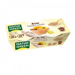 POSTRE ARROZ CANELA LIMON 2X125G ECO NATURGREEN