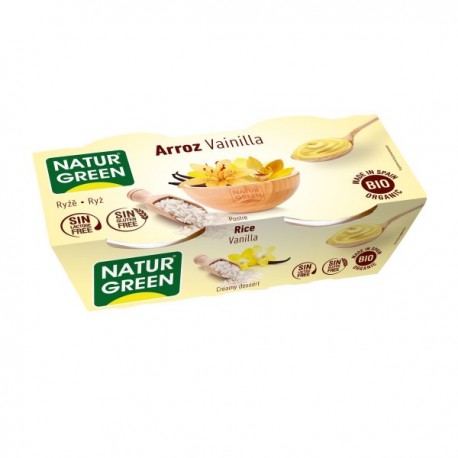 POSTRE ARROZ VAINILLA 2X125G ECO NATURGREEN