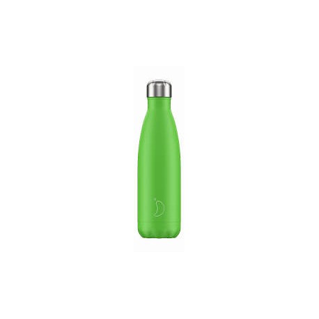 BOTELLA INOX  VERDE NEON 500ML CHILLY´S