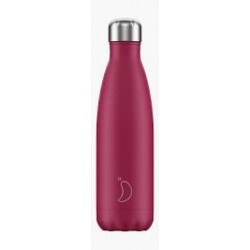 BOTELLA INOX  FUCSIA MATE NEON 500ML CHILLY´S