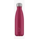 BOTELLA INOX  FUCSIA MATE NEON 500ML CHILLY´S