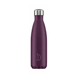 BOTELLA INOX  PURPURA MATE NEON 500ML CHILLY´S