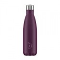 BOTELLA INOX  PURPURA MATE NEON 500ML CHILLY´S