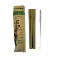 PAJITAS BAMBU (PACK 4+LIMPIADOR) BRUSHBOO