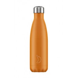 BOTELLA INOX  NARANJA NEON 500ML CHILLY´S