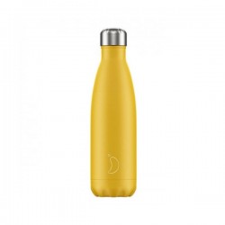 BOTELLA INOX  AMARILLO MATE 500ML CHILLY´S