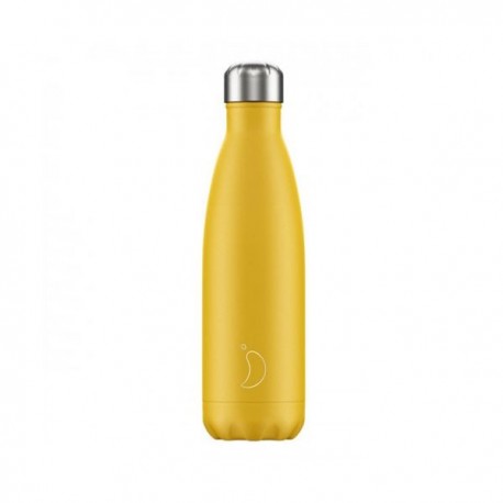 BOTELLA INOX  AMARILLO MATE 500ML CHILLY´S