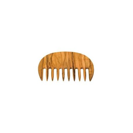 PEINE AFRO MADERA OLIVO 10,5CM