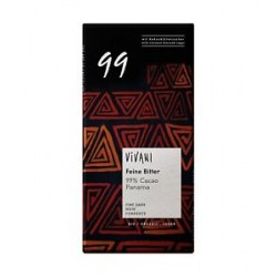 CHOCOLATE NEGRO PANAMA 99% 80G ECO VIVANI