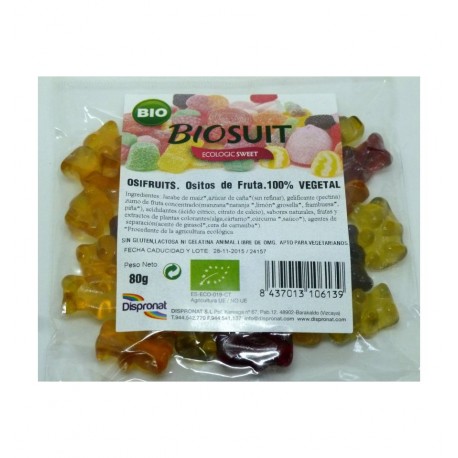 OSIFRUITS OSITOS DE FRUTAS SIN GELATINA 80G ECO BIOSUIT