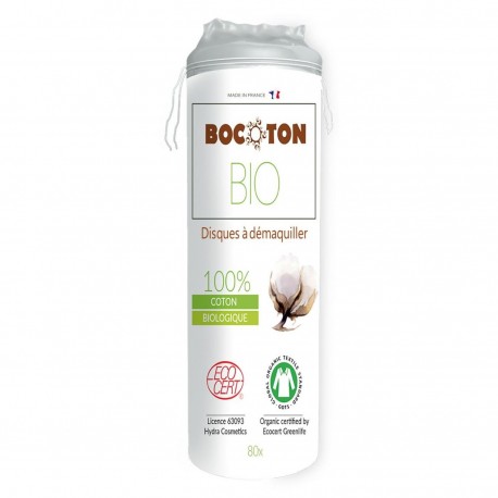 DISCOS DESMAQUILLANTES ALGODON 80U ECO BOCOTON