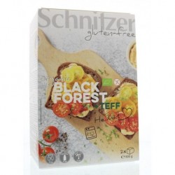 PAN DE MOLDE CON TEFFS/G  BLACK FOREST 500G ECO SCHNITZER