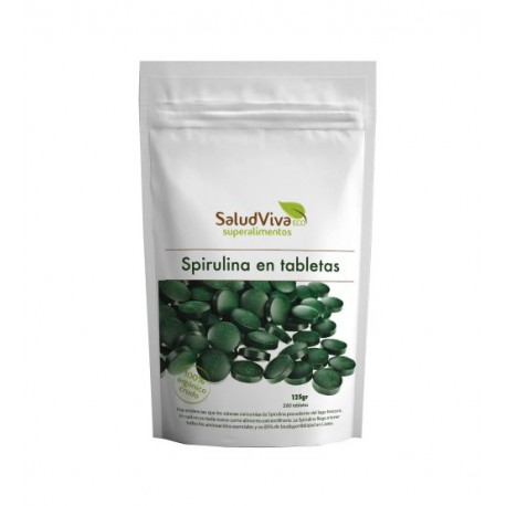 SPIRULINA EN TABLETAS 125G ECO SALUD VIVA