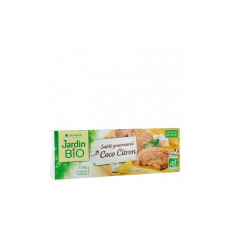 GALLETA COCO Y LIMON 150G ECO JARDIN BIO