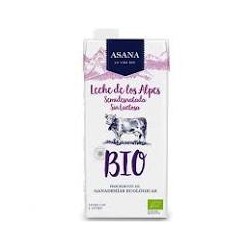 LECHE VACA SIN LACTOSA SEMIDESNATADA 1L ECO ASANA