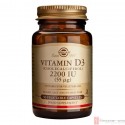 VITAMINA D3 2200IU 55MCG 50CAP VEG SOLGAR