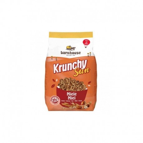 KRUNCHY SUN MIEL CANELA 375G ECO BARNHOUSE