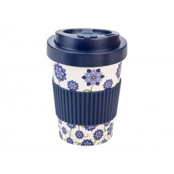 VASO BAMBU COFFE CUP 300ML BOUQUET OF FLOWER