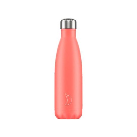 BOTELLA INOX  CORAL PASTEL 500ML CHILLY´S